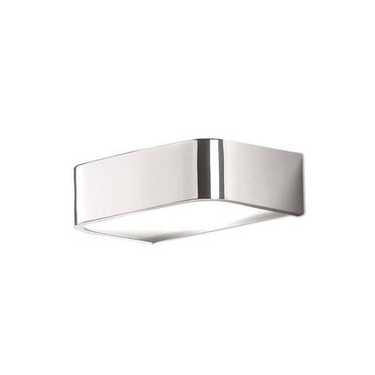 Kylpyhuoneen seinävalaisin Arcos, LED, 15cm, kromi