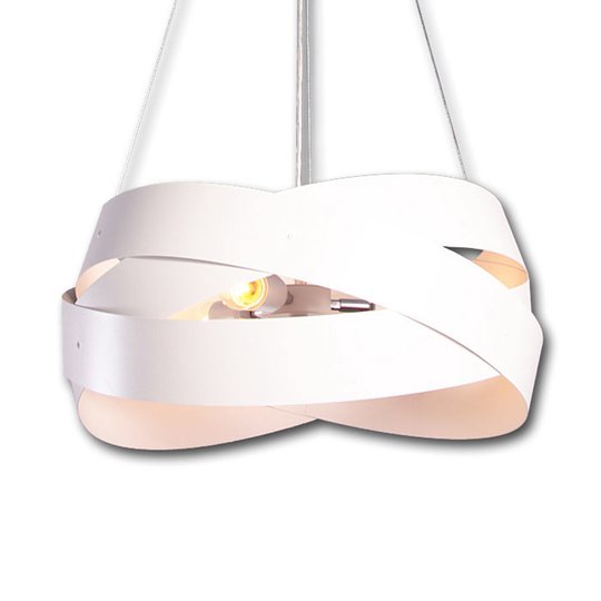 Riippuvalo Tornado Ø 50 cm valkoinen