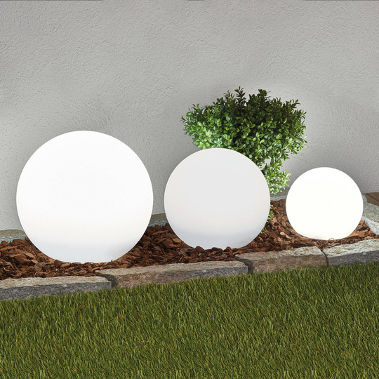 LED-aurinkovalaisinsarja Lago, pallo, 3 osaa