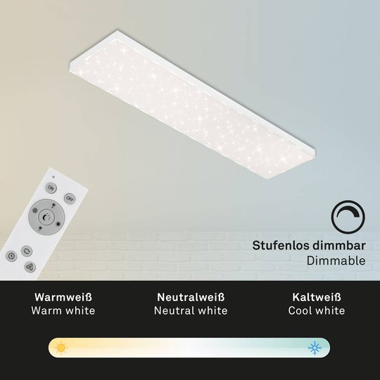 LED-tähtitaivas Frameless CCT, 100x25cm
