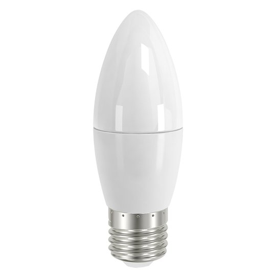 E27 5,5W 827 LED-kynttilälamppu, satinoitu