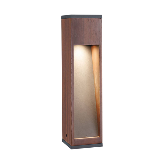 Paulmann Trabia -LED-pollarilamppu puuta, K 40 cm
