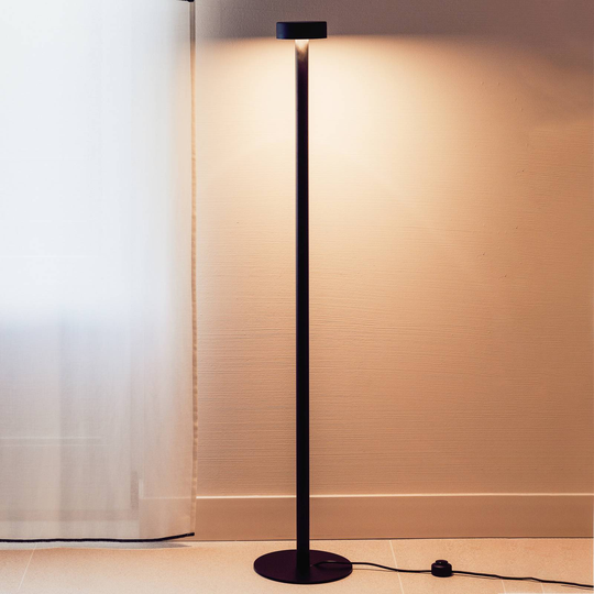 Milan Peak Lane -LED-lattiavalo, musta, 130 cm