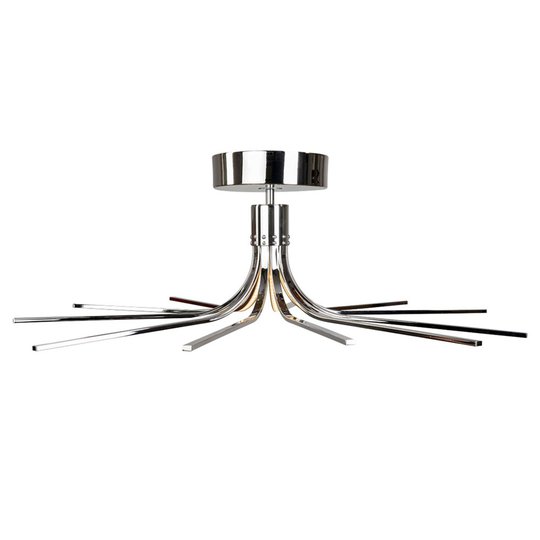 LED-kattovalaisin Torino, kromi Ø 78 cm