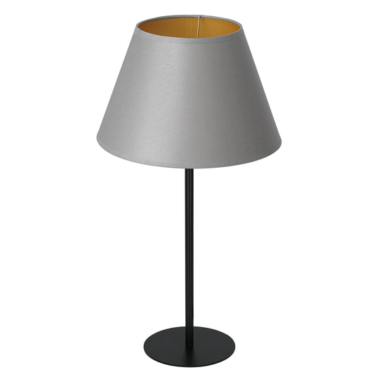 Soho-pöytälamppu kartio, k. 56cm harmaa/kulta