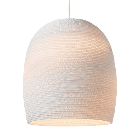 Riippuvalaisin Bell, valkoinen Ø 38 cm