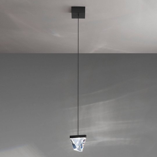 Fabbian Tripla -LED-riippuvalaisin, antrasiitti