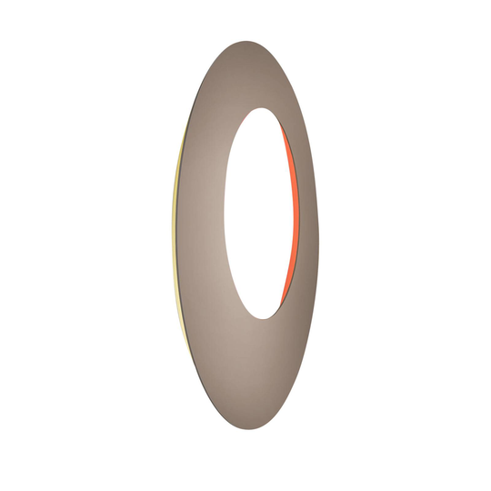 Escale Blade Open-LED-seinälamppu RGBW taupe Ø79cm