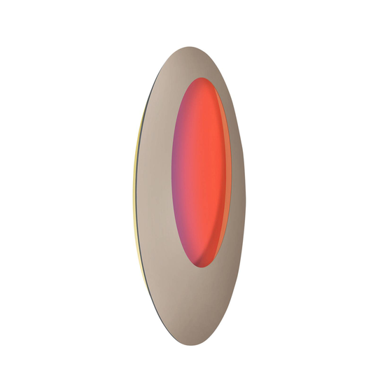 Escale Blade Open-LED-seinälamppu RGBW taupe Ø95cm