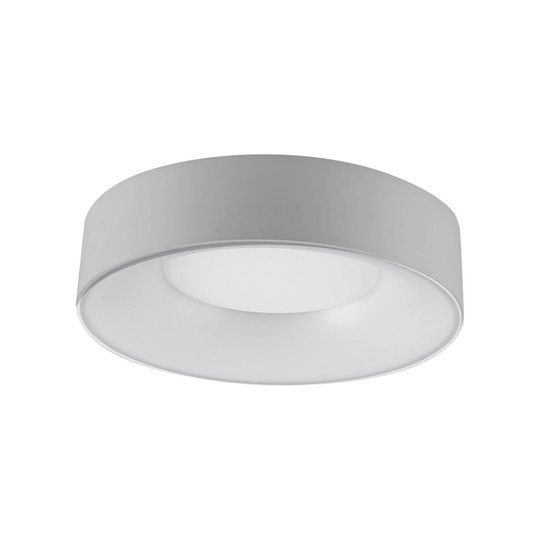 LED-kattovalaisin R30, Ø 30 cm, hopea