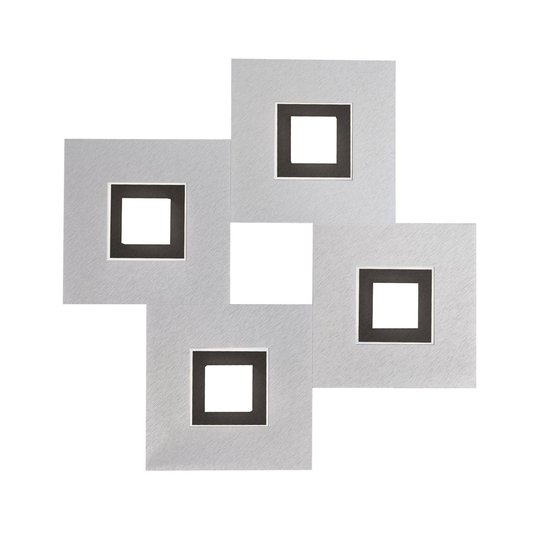 GROSSMANN Karree 4-lamppuinen 50x50 alumiini musta