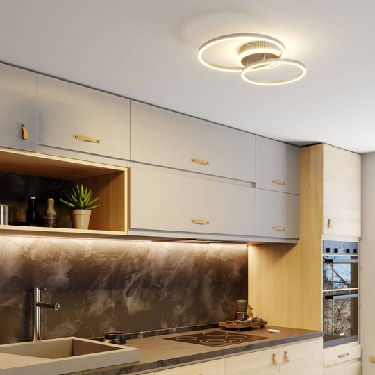 Lindby Smart Edica -LED-kattovalaisin