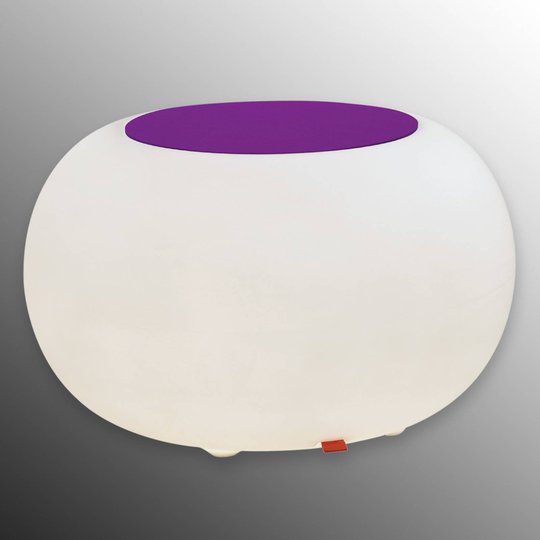 Bubble LED Accu Outdoor pöytä - huopa violetti