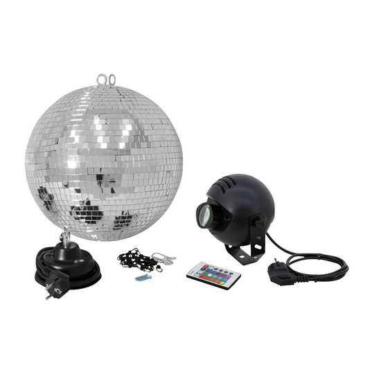 EUROLITE-peilipallosarja, RGB-LED-kohdevalo Ø30cm