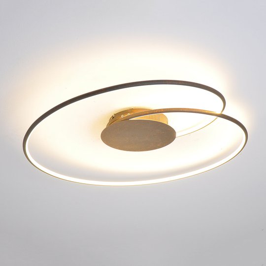 Kaunis LED-kattovalaisin Joline, ruosteenruskea