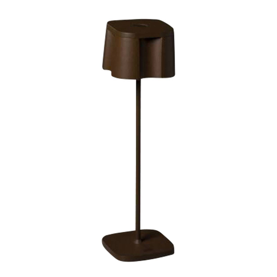 Nice-LED-koristevalo, USB-latausliitäntä, ruoste