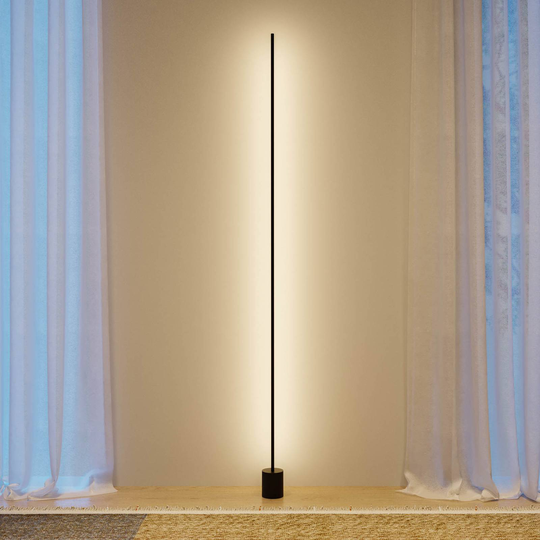 Steng Licht AX-LED -lattiavalo kiinteä, musta