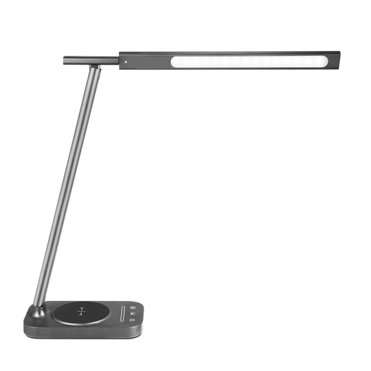 Aluminor Lunia -LED-pöytävalaisin, USB