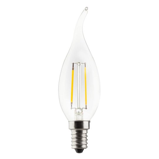 LED-kynttilälamppu E14 2,5W 2 700 K, kirkas
