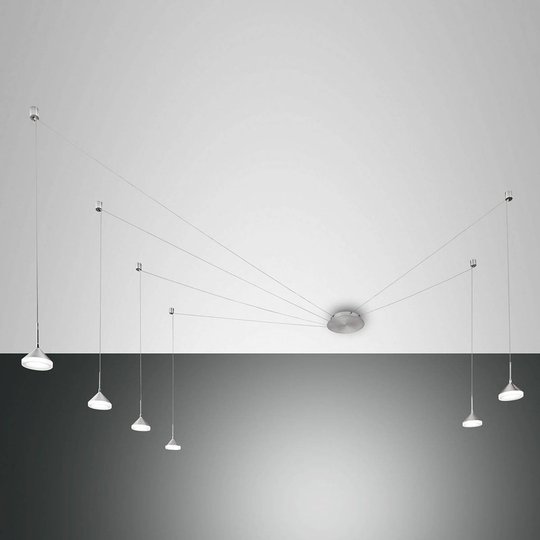 6-lamppuinen LED-riippuvalaisin Isabella
