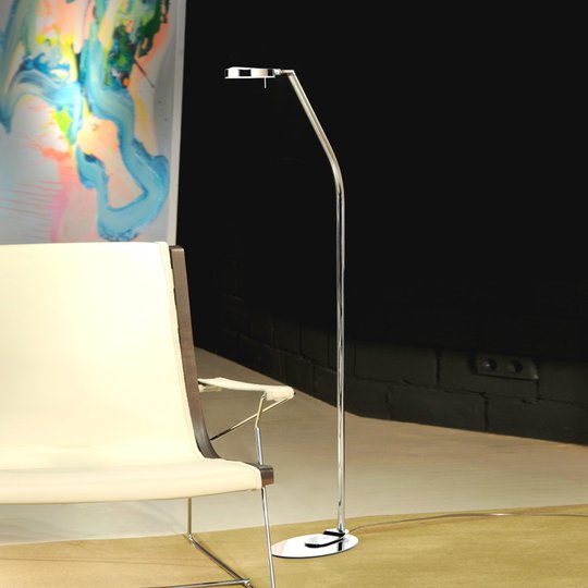 Moderni 3-LED-lattiavalaisin, 1 lamppu, 124,3 cm