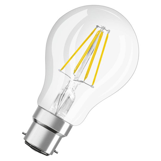 LED-lamppu B22d 7W, lämmin valkoinen, 806 lumenia