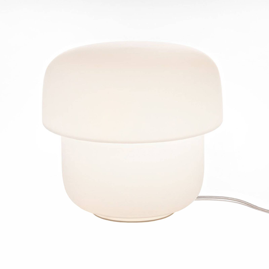 Prandina Mico T1 -pöytävalaisin, opaalilasi Ø24 cm