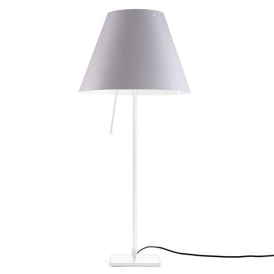 Luceplan Costanza -pöytävalo D13if valkoinen/sumun