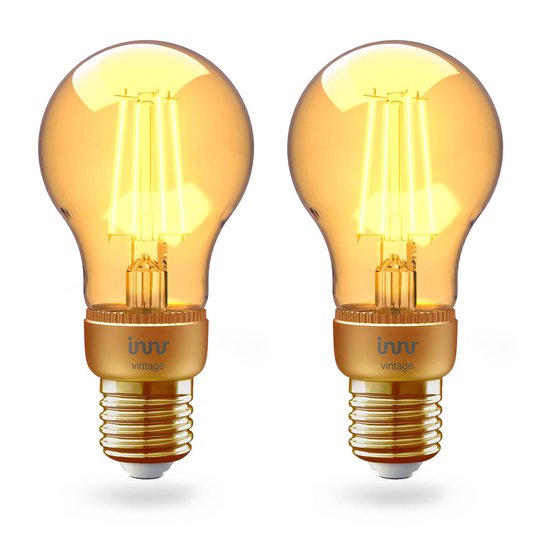 Innr LED E27 4,2W Smart Filament kulta, 2 kpl