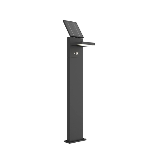 Aurinkokäyttöinen LED-pylväsvalaisin Silvan, 100