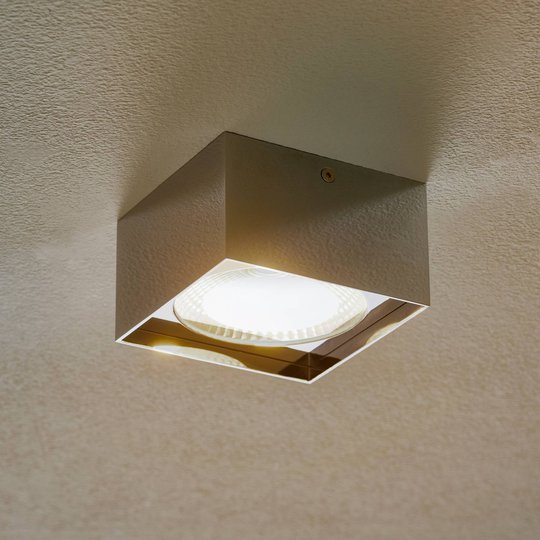 Helestra Kari -LED-kattovalaisin, kulmikas, kromi