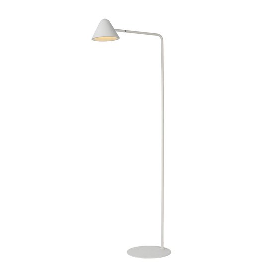 LED-lattiavalo Devon metallia, valkoinen
