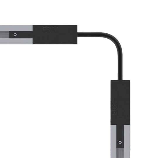 ERCO-Multiflex-liitin Minirail-kiskoihin, musta