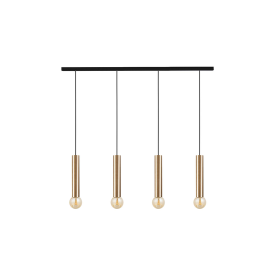 Baton-riippuvalopidin messinki, 4-lamppuinen