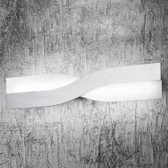 LED-seinävalaisin Riace 50 cm alumiini