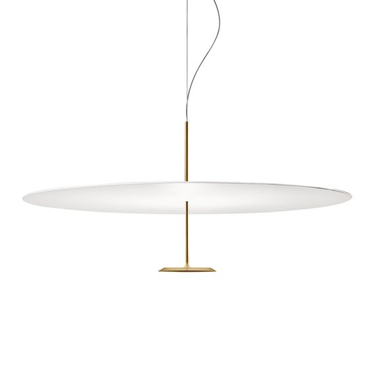 Lumina Dot 800-LED-riippuvalaisin 3 000 K messinki