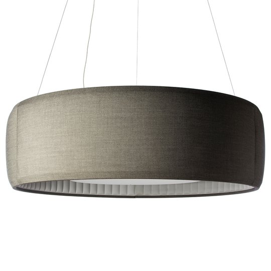 Luceplan Silenzio LED-riippuvalaisin harmaa Ø150cm