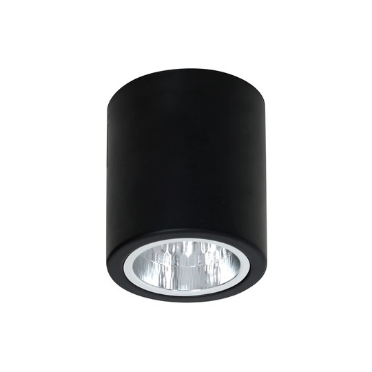 Kattokohdevalo Downlight round, musta, Ø 11 cm