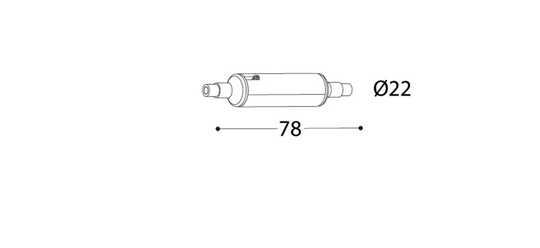 LED-lamppu R7s 3,2 W, pituus 7,8 cm, 400 lm, CCT