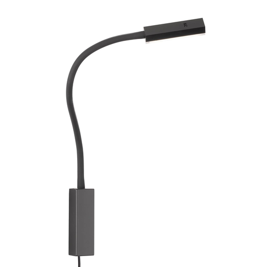 LED-seinävalaisin Raik eleohjauksella, musta