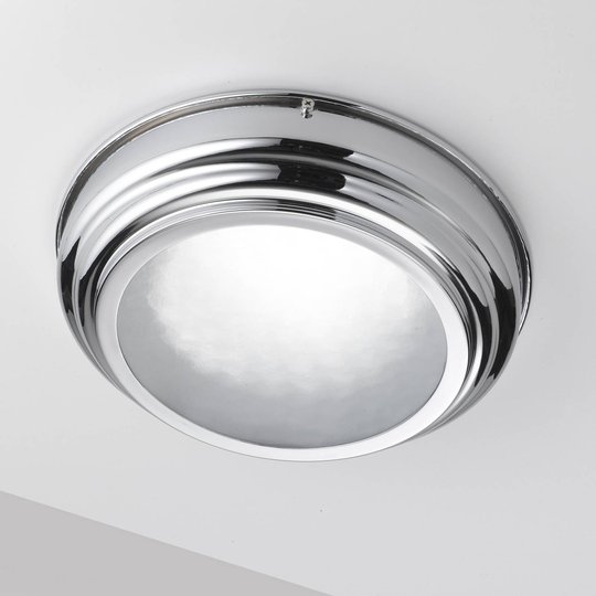 Scirocco – kromattu LED-kattolamppu