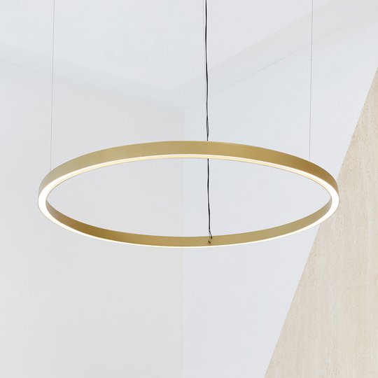Luceplan Compendium Circle 110 cm, messinki