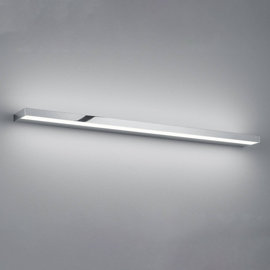 Helestra Slate -LED-seinävalaisin, kromi, 90 cm