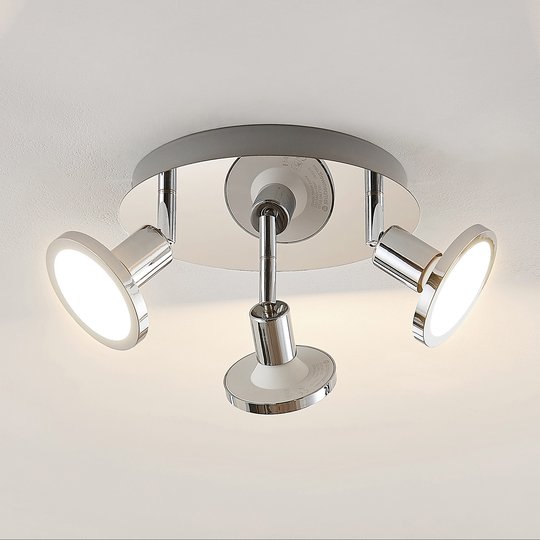 Lindby Ayden LED -kattovalaisin, kolmilamppuinen