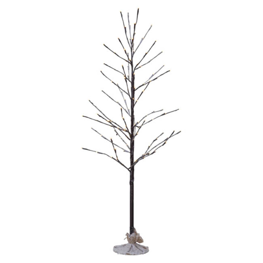 Tobby Tree -LED-koristepuu IP44 ruskea, K 120cm