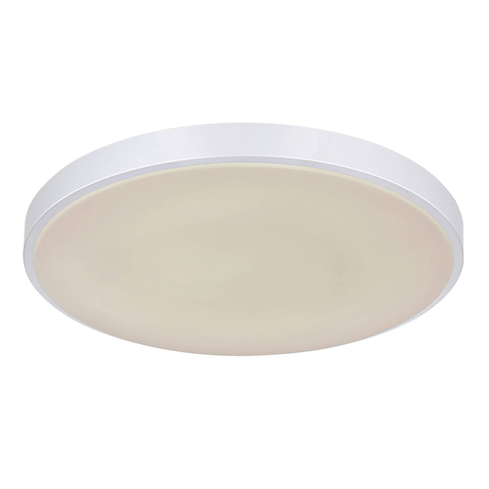 LED-kattovalo Sonny, hopea, CCT, Ø 41 cm
