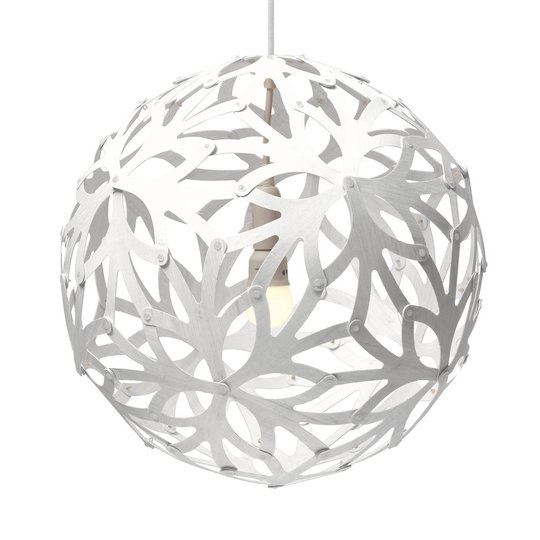 david trubridge Floral -riippuvalo Ø40cm valkoinen
