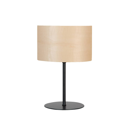 Envolight Veneer -pöytälamppu, leppä Ø 17,5 cm