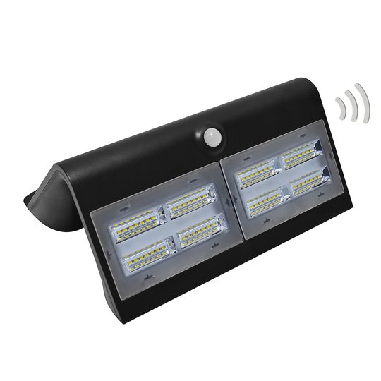 Wave L - aurinkokäyttöinen LED-valo tunnistimella