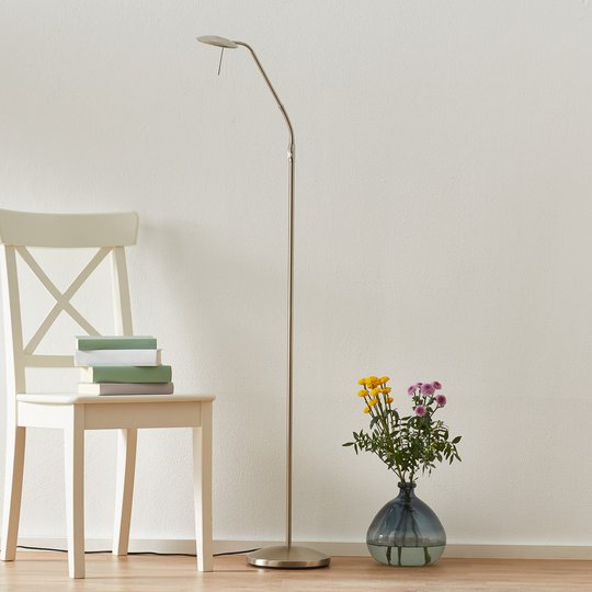 Säädettävä led-lattiavalaisin Zenith, himm., teräs